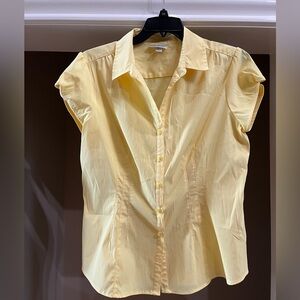 New Dressbarn Lemon color Blouse XL